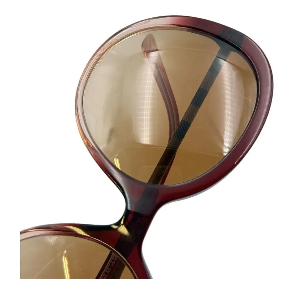 BURBERRY B4239 QF HERITAGE Check Havana Brown Frame Sunglasses 57 19 140**ITALY